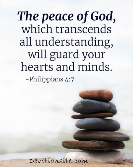 Encouraging Bible Verse:- Philippians 4:7